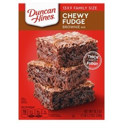Duncan Hines Brownie Mix Chewy Fudge