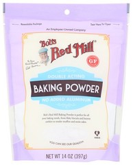 Bob’S Red Mill Double Acting Baking Powder 14 Oz Gluten Free 4 Pack