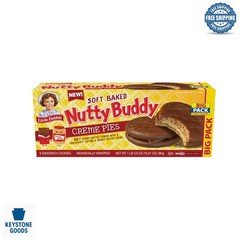 Nutty Buddy Creme Pie Big Pack – 6 Individually Wrapped Sandwich Cookies