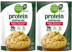 Protein Apple Cinnamon Muffin Mix ( 2 Bags, 14 oz. Each Bag)