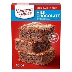 Brownie Mix Milk Chocolate Flavored 18 oz Baking Dessert Treat