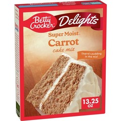 Betty Crocker Delights Super Moist Carrot Cake Mix, 13.25 Ounce (Pack of 1)