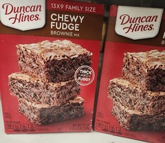 Duncan Hines Brownie Mix, Fudge, 18.3 oz (Pack of 2)