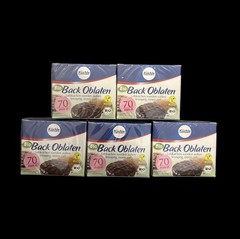 Kuchle Back Oblaten Round Baking Wafers Kuechle Lebkuchen Cookie Base 70mm X5