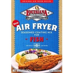 Louisiana Fish Fry Air Fryer Seasoned Coating Mix for Fish