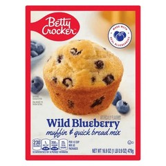 BETTY CROCKER Wild Blueberry Muffin and Quick Bread Mix 16.9 Oz Box