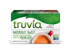 Truvia Natural Stevia Sweetener Packets 40 ct, 2.82 oz
