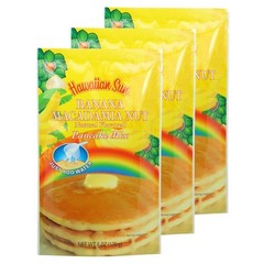 Banana Macadamia Nut Pancake Mix 6oz Pack of 3 Easy Tropical Breakfast Mix