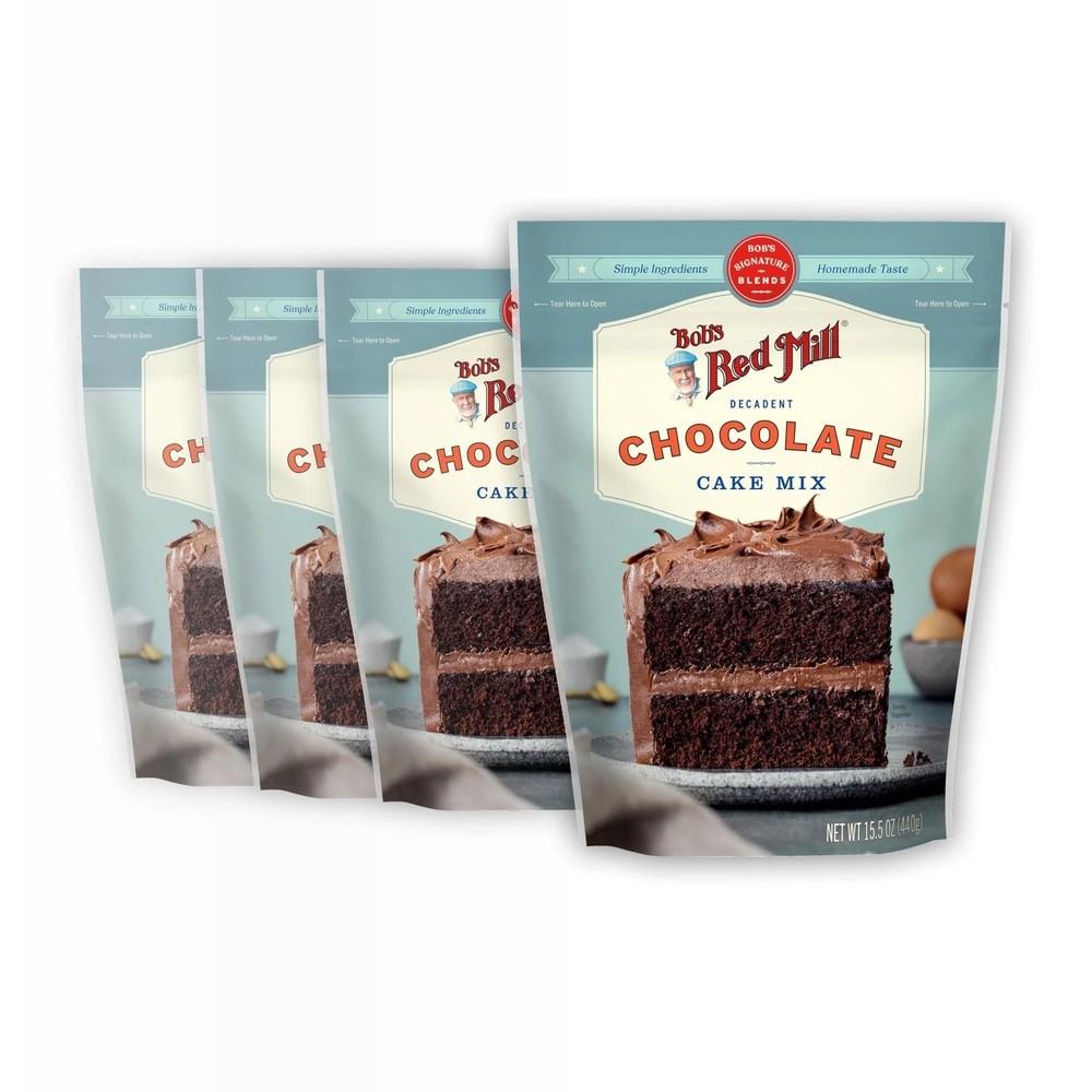 Bob’s Red Mill Signature Chocolate Cake Baking Mix 15.5oz Pack of 4 – Non GMO…