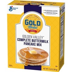 Gold Medal Baking Mix Golden Valley Complete Buttermilk Pancake Mix, 5 Pound, 6