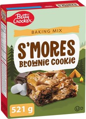 Betty Crocker S’mores Brownie Cookie Mix – 521g (18.3 oz)