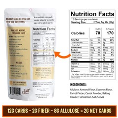 Keto Baking Mix – Carrot Cake – Gluten-Free – Dairy Free – Diabetic-Friendly …