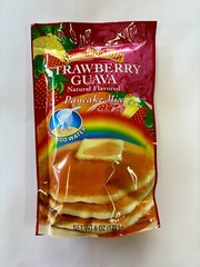 Hawaiian Sun Strawberry Guava Natural Flavored Pancake Mix 6oz Bag x1
