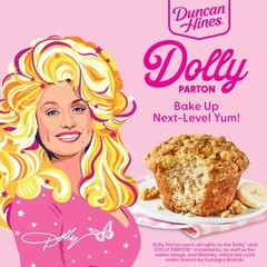 Duncan Hines Dolly Parton’s Banana Nut Flavored Muffin & 19 Ounce (Pack of 1)