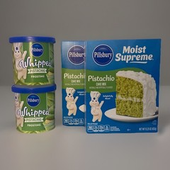 Pillsbury Pistachio Cake Mix & Frosting 2 Cake Mix 2 Whipped Frosting