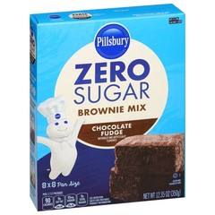 (6 pack Zero Sugar Chocolate Fudge Flavored Brownie Mix 12.35 oz Box