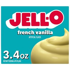 Jell-O French Vanilla Instant Pudding Mix 3.4 Ounce Box