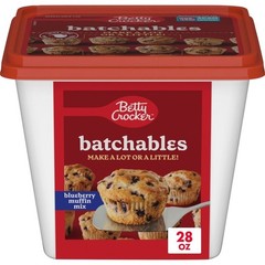 Betty Crocker Batchable Blueberry Muffin, Mix and Bake 4 to 12 per batch,28oz