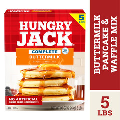 Hungry Jack complete Buttermilk Pancake Mix & waffle Mix 5 Lb Box……..