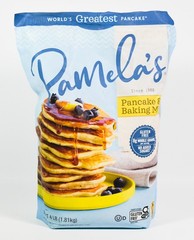 Pamelas PANCAKE & BAKING MIX 4lbs 64oz Gluten Free unflavored 12/2026