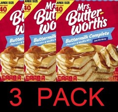 Mrs. Butterworth’s Complete Buttermilk Pancake and Waffle Mix 32 oz – 3 PACK