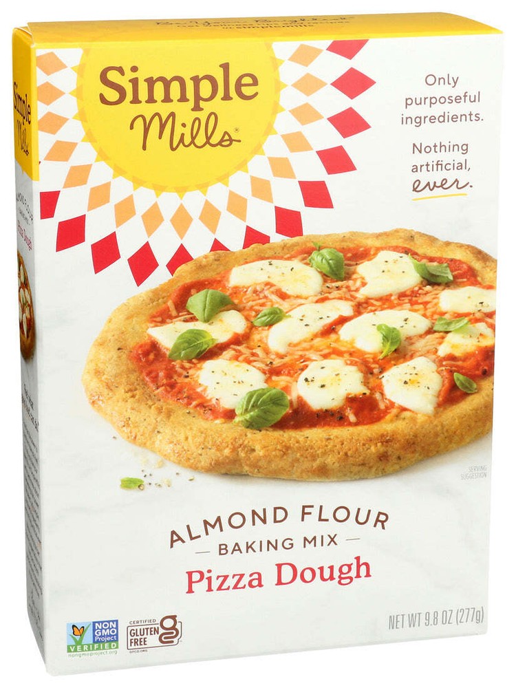 Simple Mills Pizza Dough Mix Almond Flour 9.8 Oz Pack Of 1