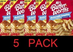 Mrs. Butterworth’s Complete Buttermilk Pancake and Waffle Mix 32 oz – 5 PACK