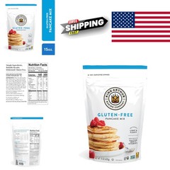 Fluffy Gluten Free Pancake Mix 90 Ounce Non GMO Kosher Certified Breakfast Treat