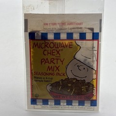 vintage Microwave Chex Party Mix Seasoning Pack Charlie Brown