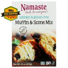 Namaste Foods Gluten-Free Muffin & Scone Mix – 16 oz Box