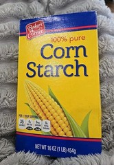 BAKER’S CORNER 100% Pure Corn Starch, 16 oz – 1 Unopened BOX