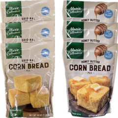 3 PACK – 16oz Marie Callender’s Corn Bread Mix Variety Cornbread – Choose Flavor