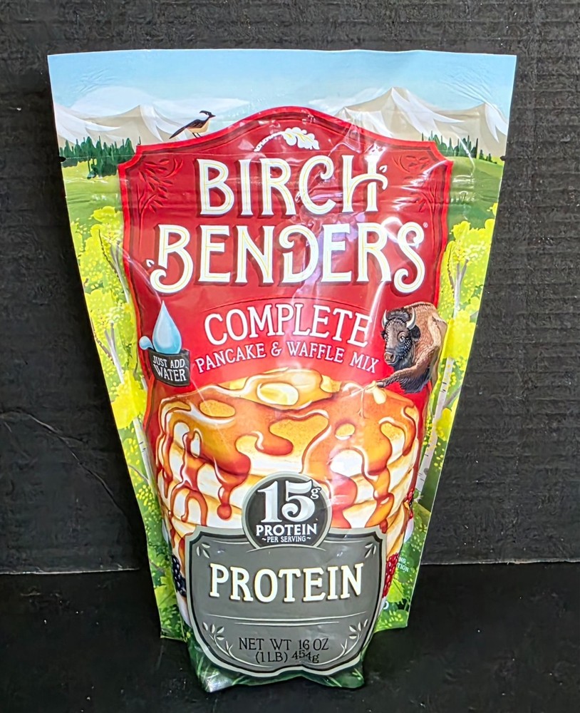 Birch Benders PROTEIN (15g/Serving) Complete Pancake & Waffle Mix 16 oz 12/27/26
