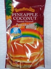 Hawaiian Sun Pancake Mix BANANA MACADAMIA NUT (6oz) 3 PACK From Hilo Best Prices