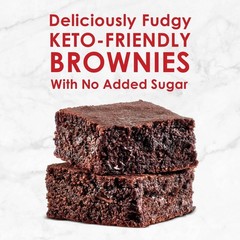 Keto Chewy Fudge Brownie Mix Gluten Free Low Carb Baked Desserts Easy to Make US
