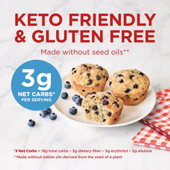 Duncan Hines Keto Friendly Blueberry Muffin Mix, 8.5 oz.