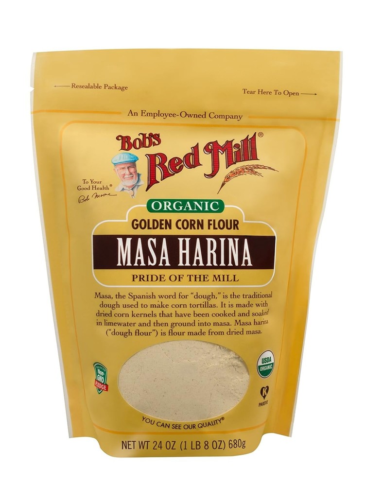 Bob’s Red Mill Organic Masa Harina Flour, 24oz (Pack of 1) – Non GMO, Vegan,