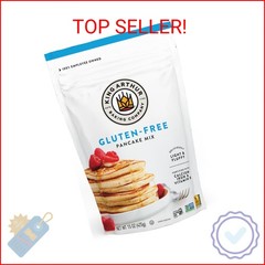 King Arthur Gluten-Free Pancake Mix, Certified Gluten-Free, Non-GMO Project Veri
