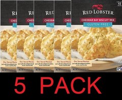 Red Lobster Cheddar Bay Biscuit Mix GLUTEN FREE 11.36 oz Box – 5 PACK