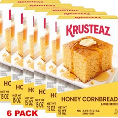 6x Krusteaz Honey Cornbread & Muffin Mix 15 oz Box – 6 PACK