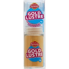 Dollar Sweets Gold Lustre Edible Shimmer Dust For Cakes 4g