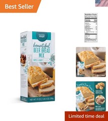 Bountiful Beer Bread Mix 19 Oz – Effortless All-Natural Artisan Bread Creation
