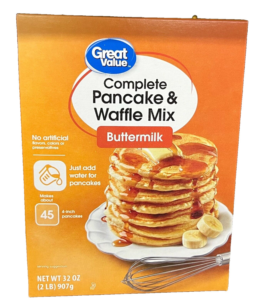 Great Value Complete Buttermilk Pancake & Waffle Mix 32 oz