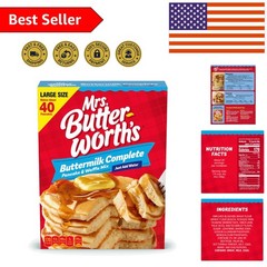 Mrs. Butterworth’s 32 oz Buttermilk Pancake & Waffle Mix – Classic Breakfast