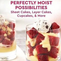 DUNCAN HINES Perfectly Moist RED VELVET Cake Mix 15.25 oz Box – 6 PACK