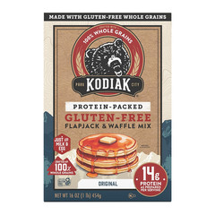 Kodiak Cakes Frontier Oat Gluten Free Protein Pancake and Waffle Mix, 16Oz (Pack