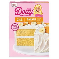 Duncan Hines Dolly Parton 15.25oz Banana Flavored Cake Mix