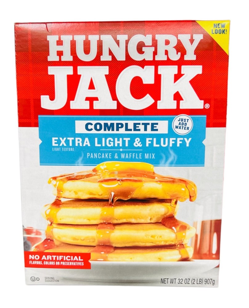 Hungry Jack Complete Extra Light & Fluffy Pancake & Waffle Mix 32 oz