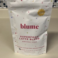 Blume Birthday Cake Latte Powder |Vegan & Gluten Free with Maca Beetroot Cinn…