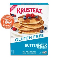 Krusteaz Gluten-Free Light & Fluffy Buttermilk Pancake Mix – 16 oz Box